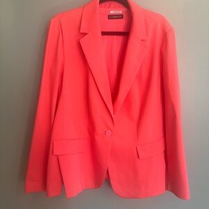 Lane Bryant Women's Bright Coral Blazer